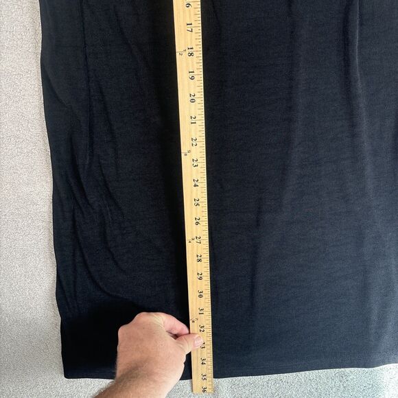 Tr Bentley Maxi Skirt Women’s Size Medium Black Stretch Y2K 90s Whimsy Goth - Picture 4 of 10